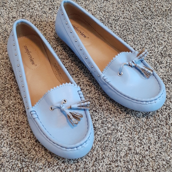comfortview Shoes - Comfortview blue flats